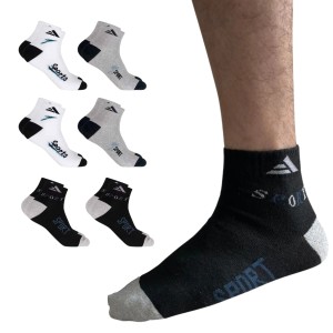 Kit 6 Pares de Meias Altomax Cano Curto 39 ao 43 Masculino