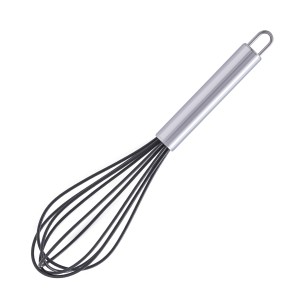 Batedor Fue de Claras da  Paramount de Silicone e Cabo em Aço Inox