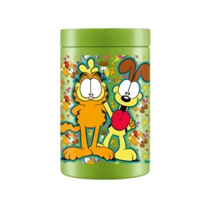 Pote Organizador Verde Personagens Garfield e Odie de 1500ml