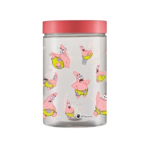 Pote Organizador Transparente Patrick Bob Esponja de 1500ml