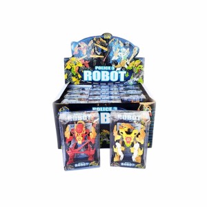 Brinquedo Robô Police 3 Defensor Boneco Articulado Montável