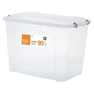 Organização Espaçosa: Caixa Pratic Box 90L Paramount