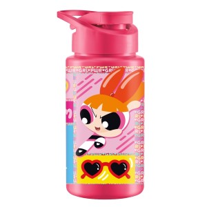 Squeeze Rosa Florzinha  Meninas Superpoderosas 500ml