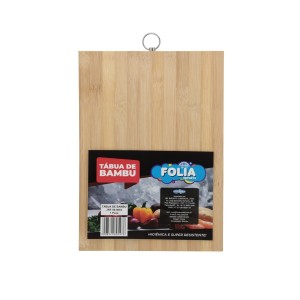 Tábua de Cozinha e Corte de Bambu 22x32 cm