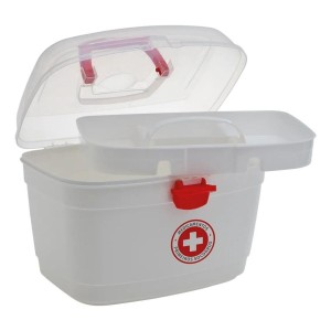 Maleta Primeiros Socorros M Branca 19x27x19cm da Paramount