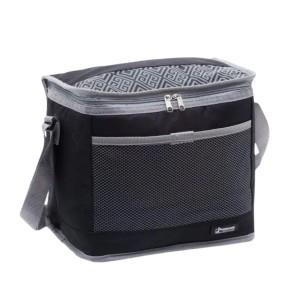 Bolsa Bag Cooler 30L Preta e Cinza 27x43,5x34cm Paramount