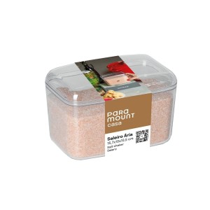 Saleiro Com Tampa Ária Cristal 11x16x10cm da Paramount