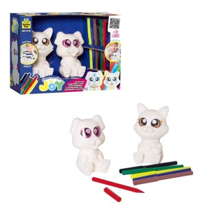 Brinquedo De Pintar Com Cachorro E Gatinho Laváveis Joy