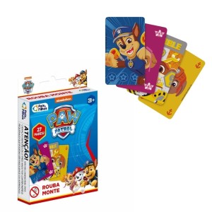 Jogo De Cartas Rouba Monte Patrulha Canina Pais & Filhos