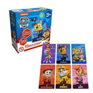Mini Quebra-Cabeças Patrulha Canina 10 Peças Pais & Filhos
