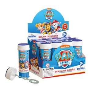 Lança Bolhas 60mL Patrulha Canina Com Jogo Pais & Filhos