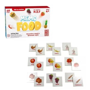 Jogo Da Memória Comidinhas 40 Peças Pais & Filhos