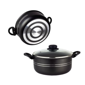 Panela Caçarola Antiaderente Preta 2.7L N20 Araflon