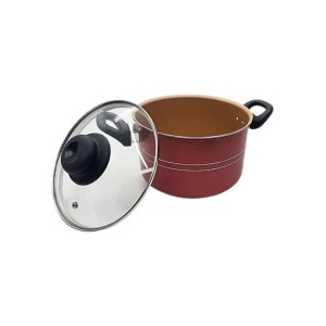 Panela Caçarola Antiaderente Premium Cereja 2L N16 Araflon