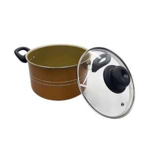 Panela Caçarola Antiaderente Premium Cobre 2.9L N18 Araflon