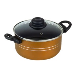 Panela Caçarola Antiaderente Premium Cobre 5.3L N22 Araflon