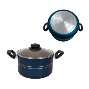 Panela Caçarola Antiaderente Premium Azul 2L N16 Araflon