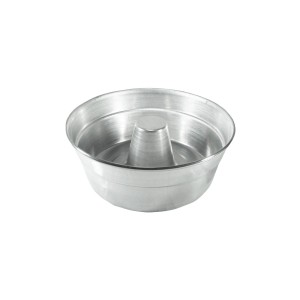 Forma Redonda de Bolo com Furo N.22 em Alumínio