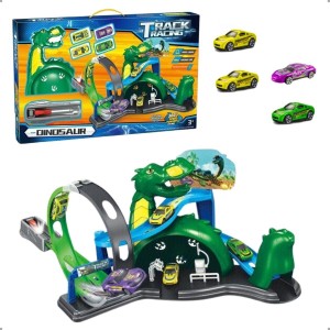 Brinquedo Pista Looping Corrida Animal Dinossauro Race