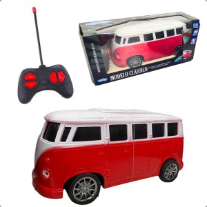 Brinquedo Carrinho Clássico de controle Remoto modelo Kombi