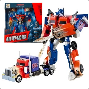 Brinquedo Robô Transform Opti Prime Caminhão Grande 42cm