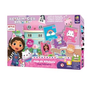 Jogo Educativo Alfabeto da Casa Mágica da Gabby