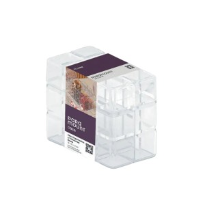 Caixa Organizadora Bisotê com 6 Divisórias transparente