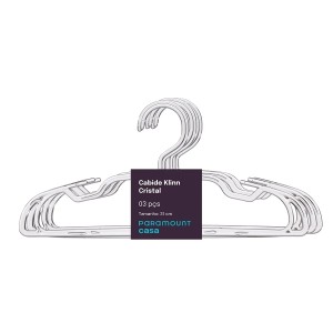 kit de Cabides Klinn com 3 peças Cristal Paramount